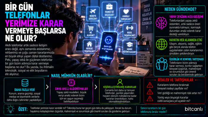 Bir Gün Telefonlar Yerimize Karar Vermeye Başlarsa Ne Olur?